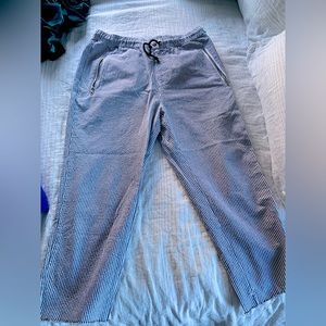 Kith sear sucker raw edge crop mens pant Medium